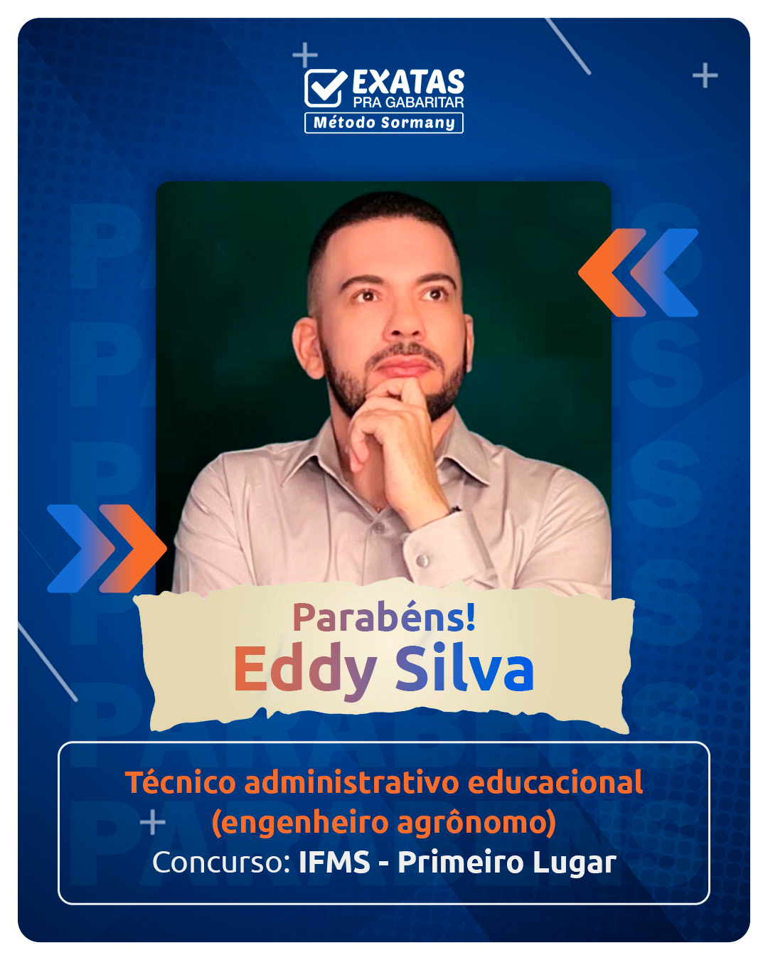 Eddy Silva — 1º Lugar IFMS
